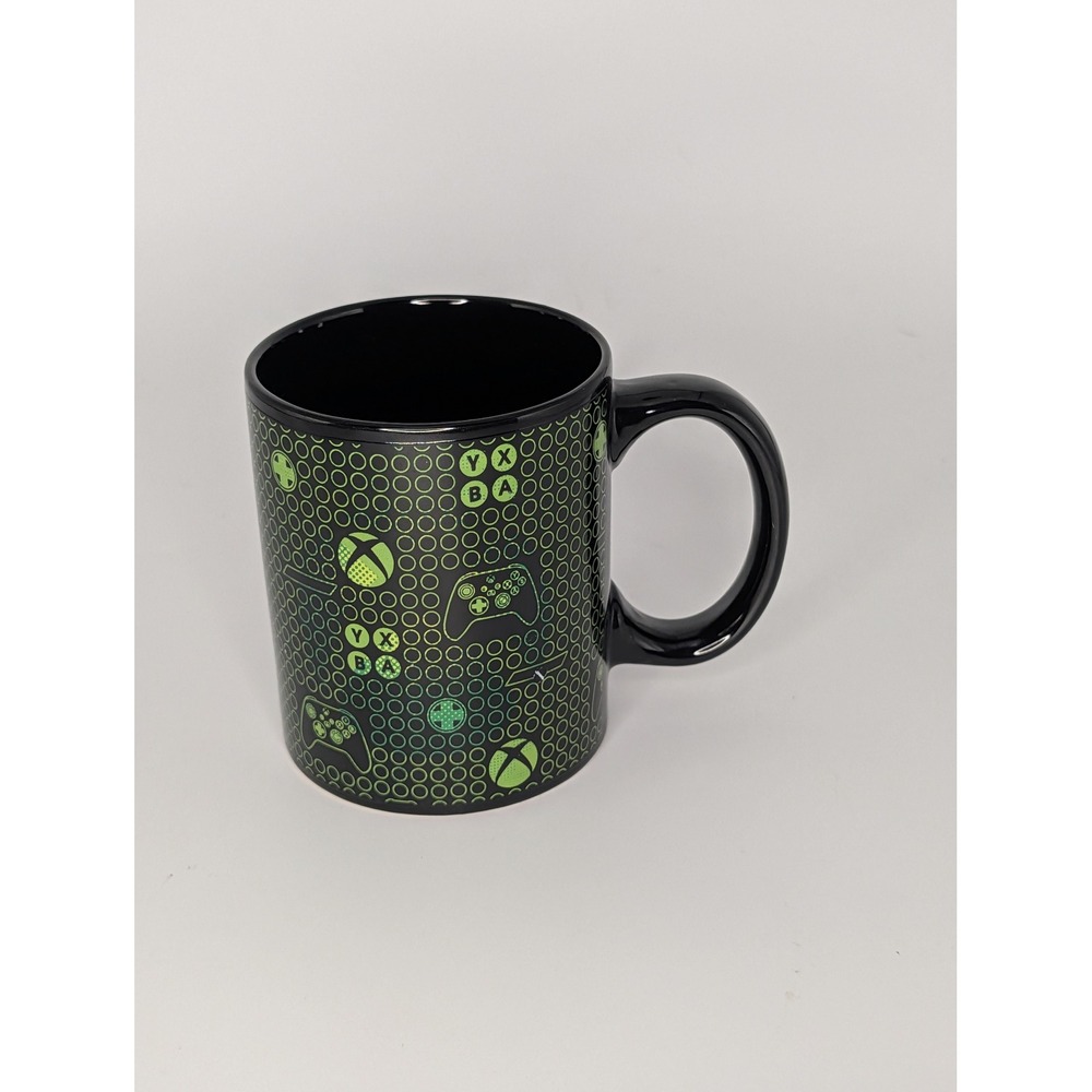Xbox Paladone Heat Change Mug Black Green Controller Logo Gamer Coffee Cup 2021